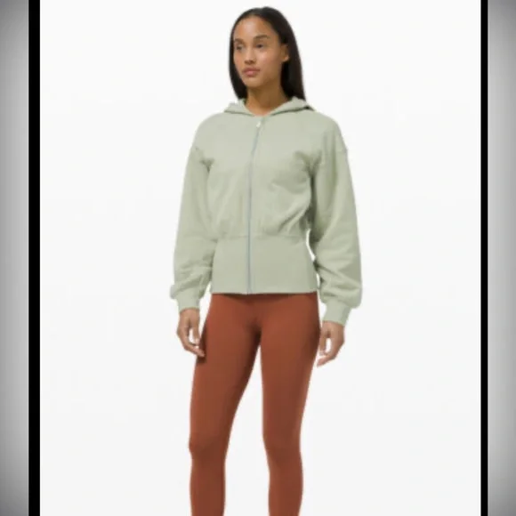 Lululemon hugged waist zip hoodie - Picture 2 of 14